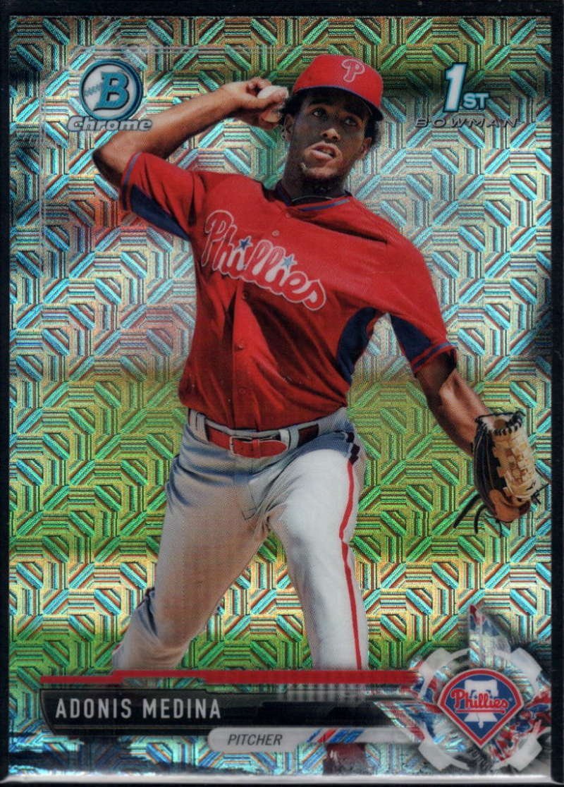 Baseball MLB 2017 Bowman Chrome Mega Box #BCP104 Adonis Medina #BCP104 NM Near Mint Phillies K96986