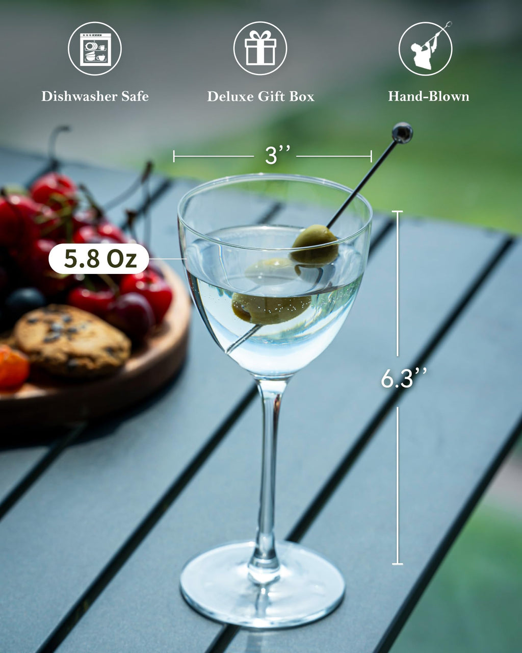 Coupe Martini Glasses Set of 6 J499312