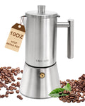 6 Cup Stainless Steel Stovetop Moka Pot H947