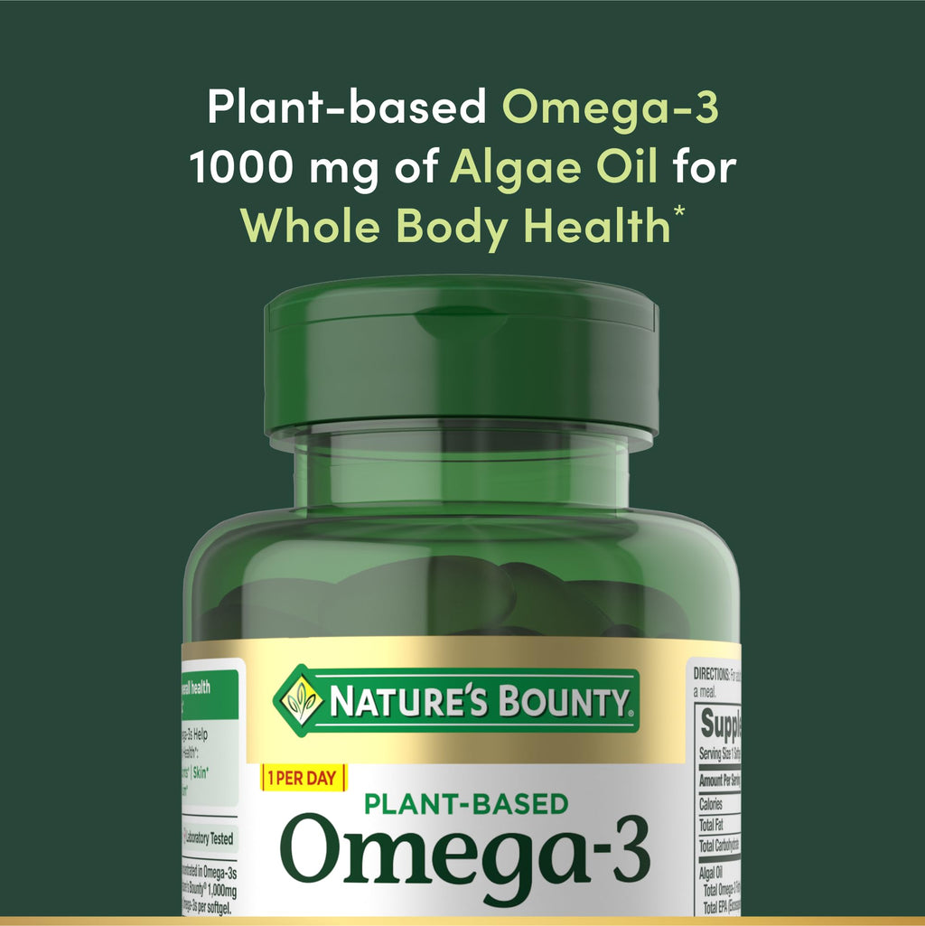 Plant-Based Omega 3 Fatty Acid Supplement 30 Ct M141402