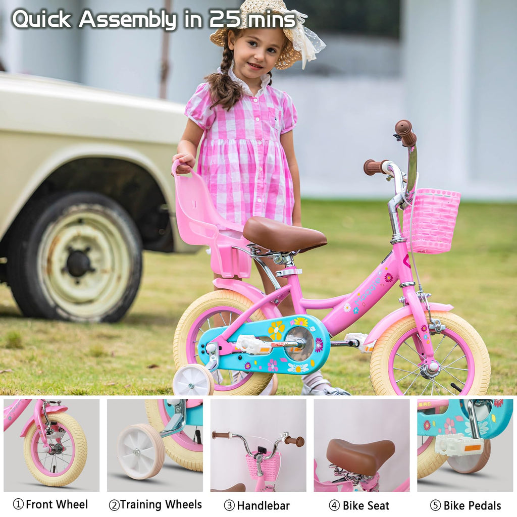 12-20 Inch Kids Bike with Training Wheels Z73147