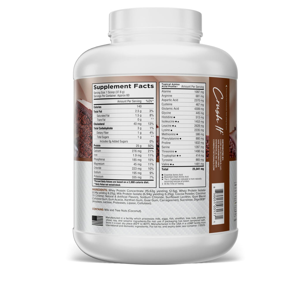 Whey Protein Blend with MCTs & Digestive Enzymes 60 Servings E7159