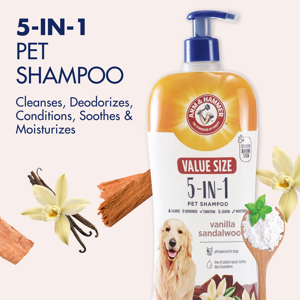 Vanilla Sandalwood Dog Shampoo 32 Fl Oz A4125