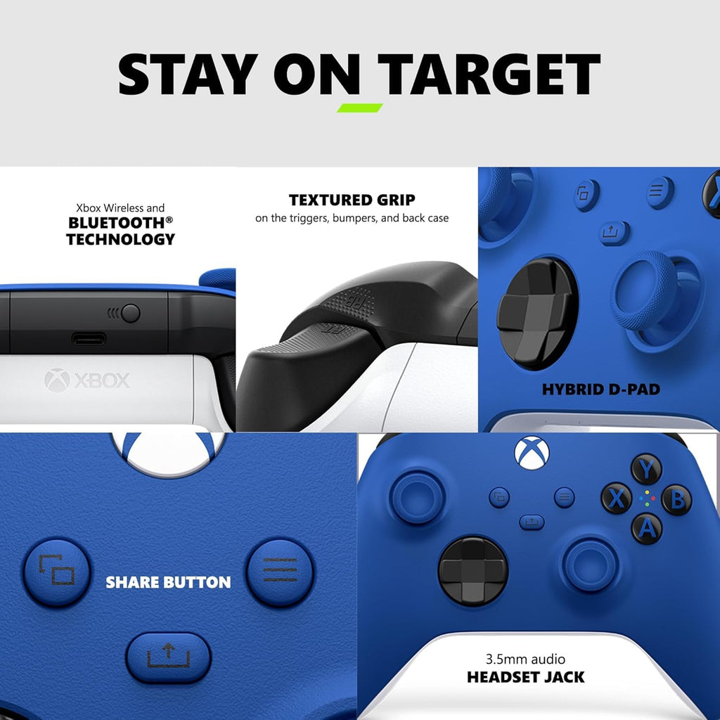 Xbox One S Wireless Bluetooth Controller Blue M603932