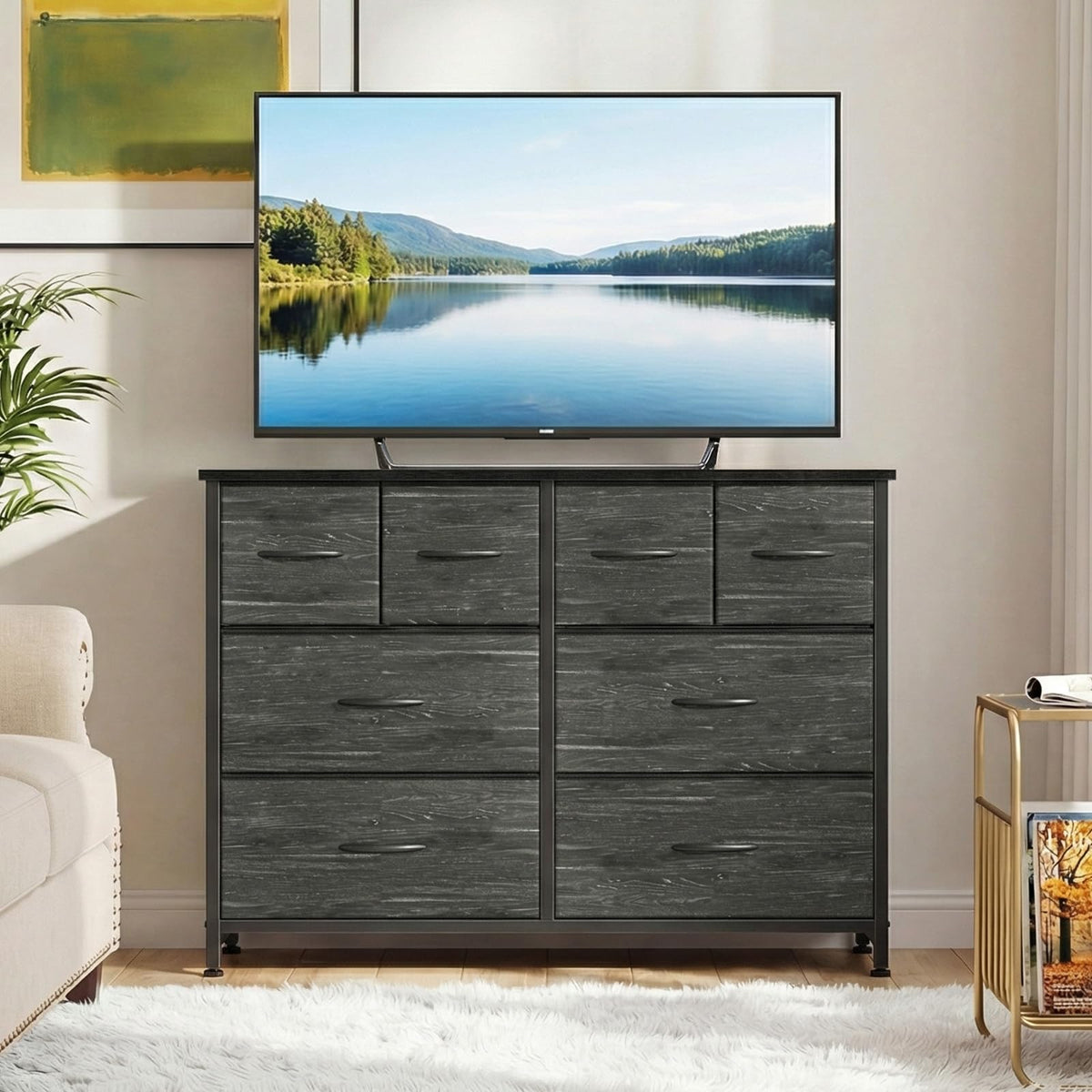 8 Fabric Drawer Dresser P902236