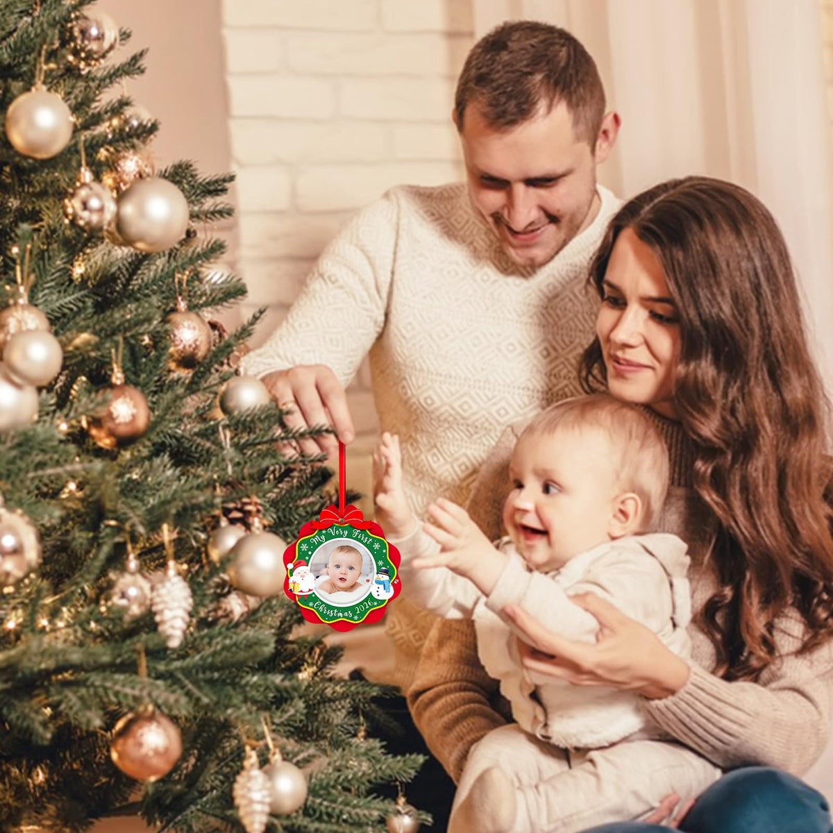 Baby First Christmas Ornament 2026 T6787