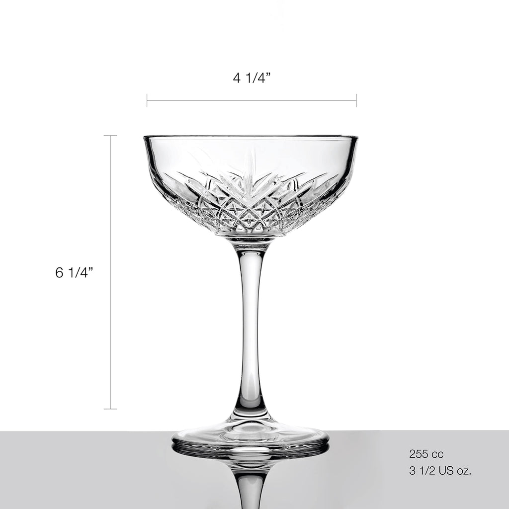 Set Of 4 Coupe Cocktail Glasses 8.6 oz C29568