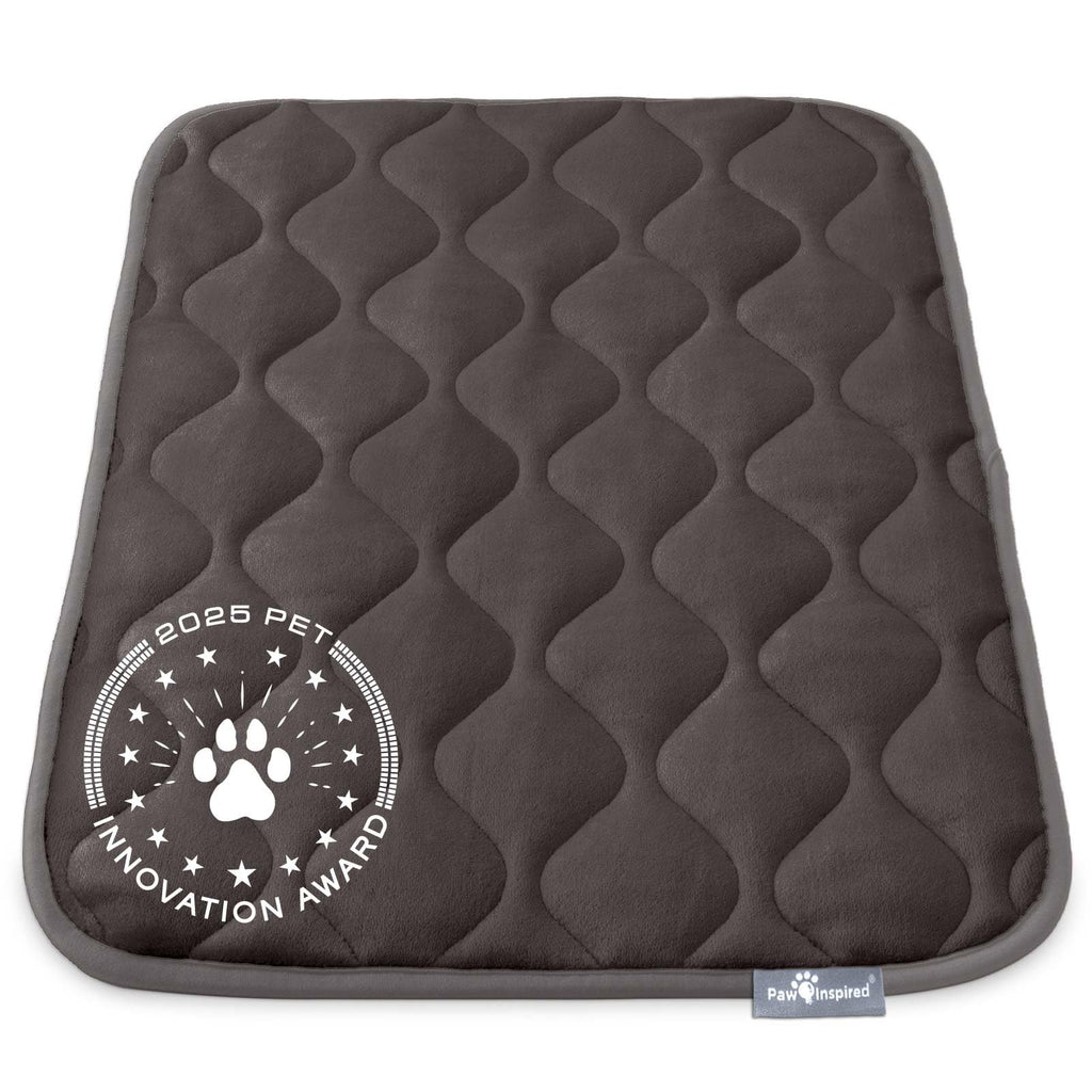Washable Padded Crate Mats for Dogs Gray 29x18 Inch U9062
