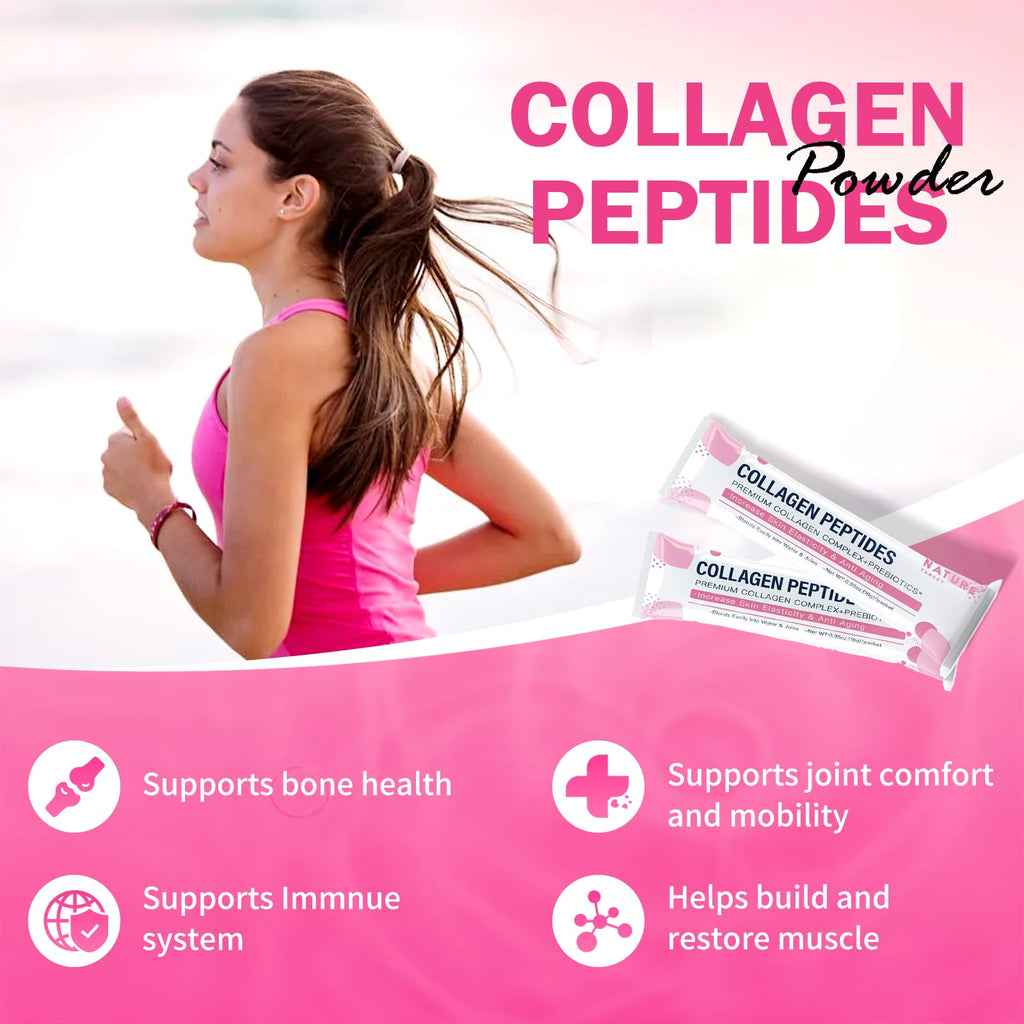 Multi Collagen Peptides Powder, 30 Stick Packs O34532