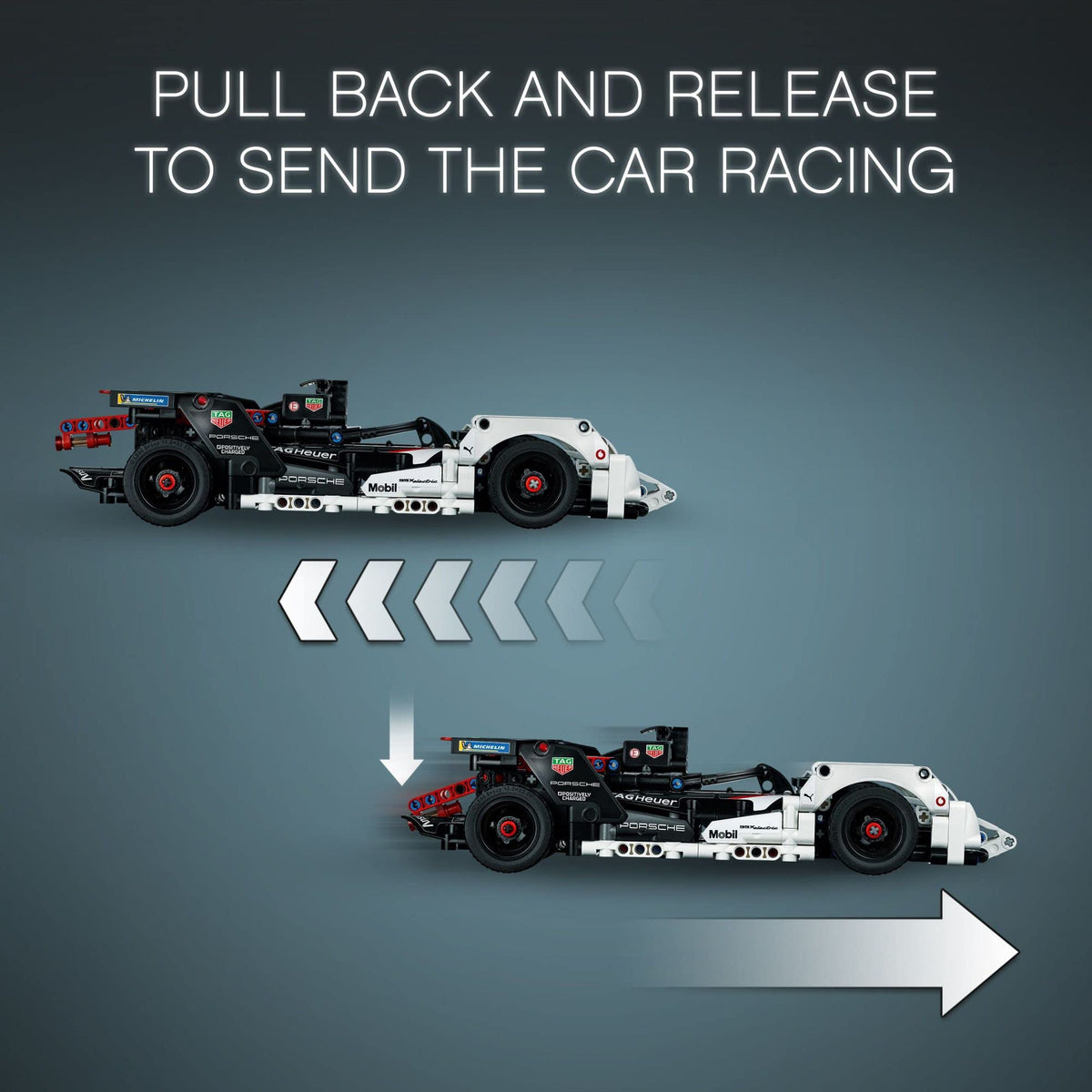 Pull-Back Race Car Model Building Set J896