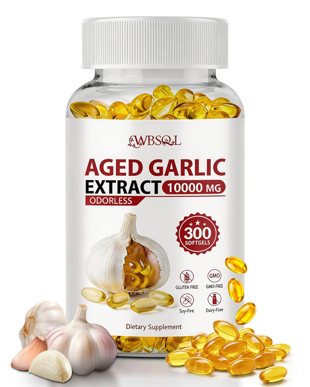 Aged Garlic Extract 10,000 mg 300 Softgels Q4951