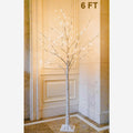 Lighted Birch Tree 6.1 Feet 96 LED V9585