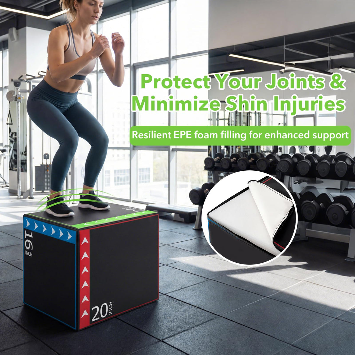 Plyometric Jump Box 3-in-1 X63603