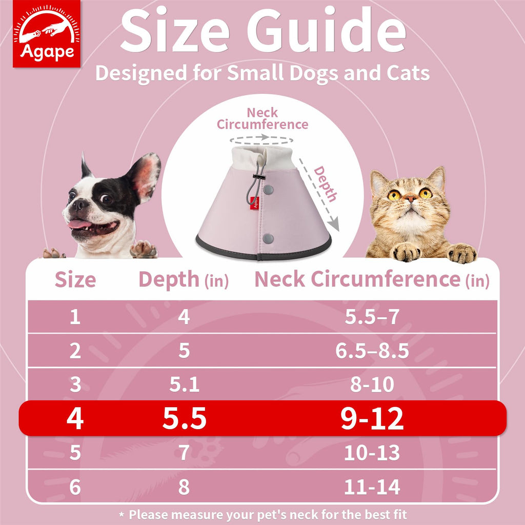 Soft Dog Cone for Small Dogs & Cats F892