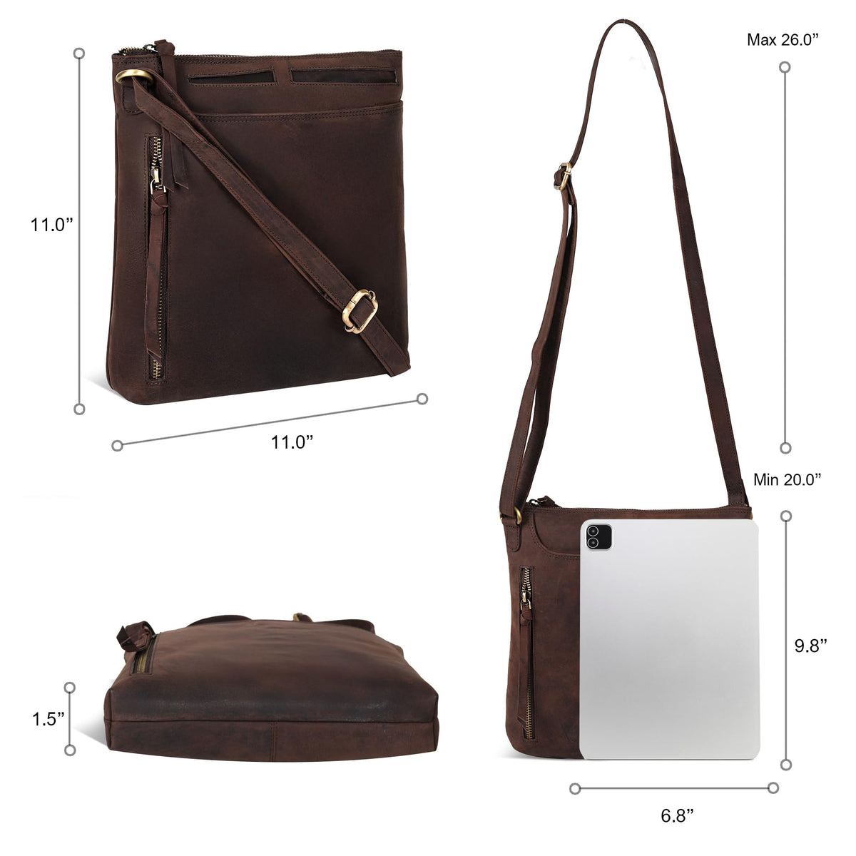 Leather Crossbody Bags for Women Y49035