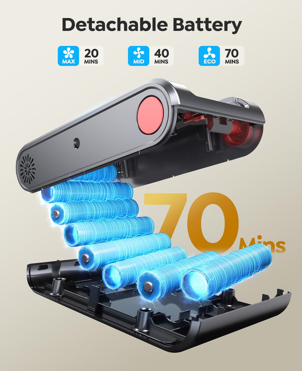 Cordless Stick Vacuum Cleaner 55KPa 650W J805419