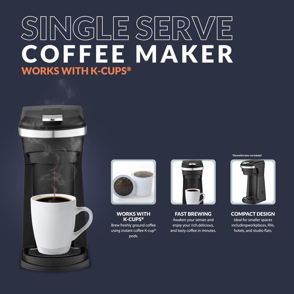 Single Serve Coffee Maker with Water Reservoir U528