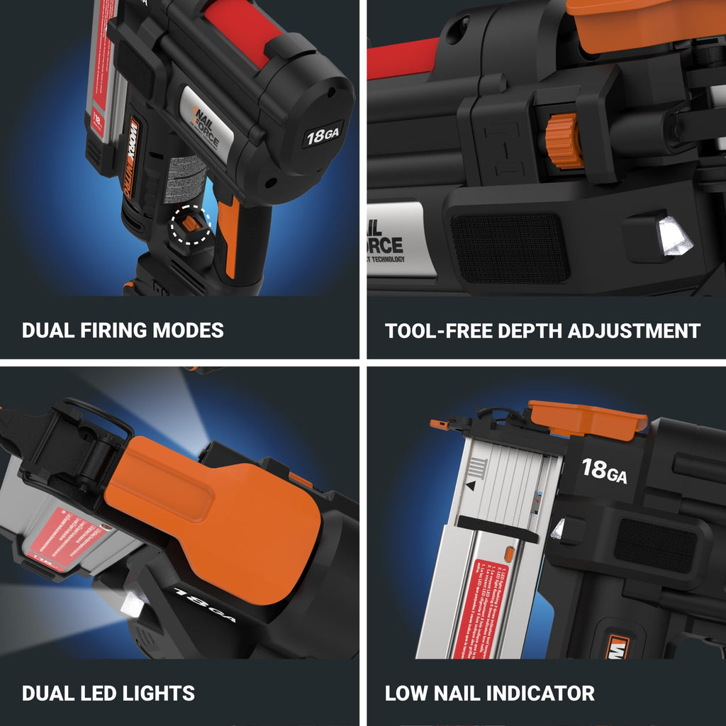 Cordless Brad Nailer 20V 18GA E37433