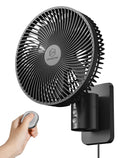 8.5-Inch Quiet Wall-Mounted Oscillation Fan with Remote & Timer C213045