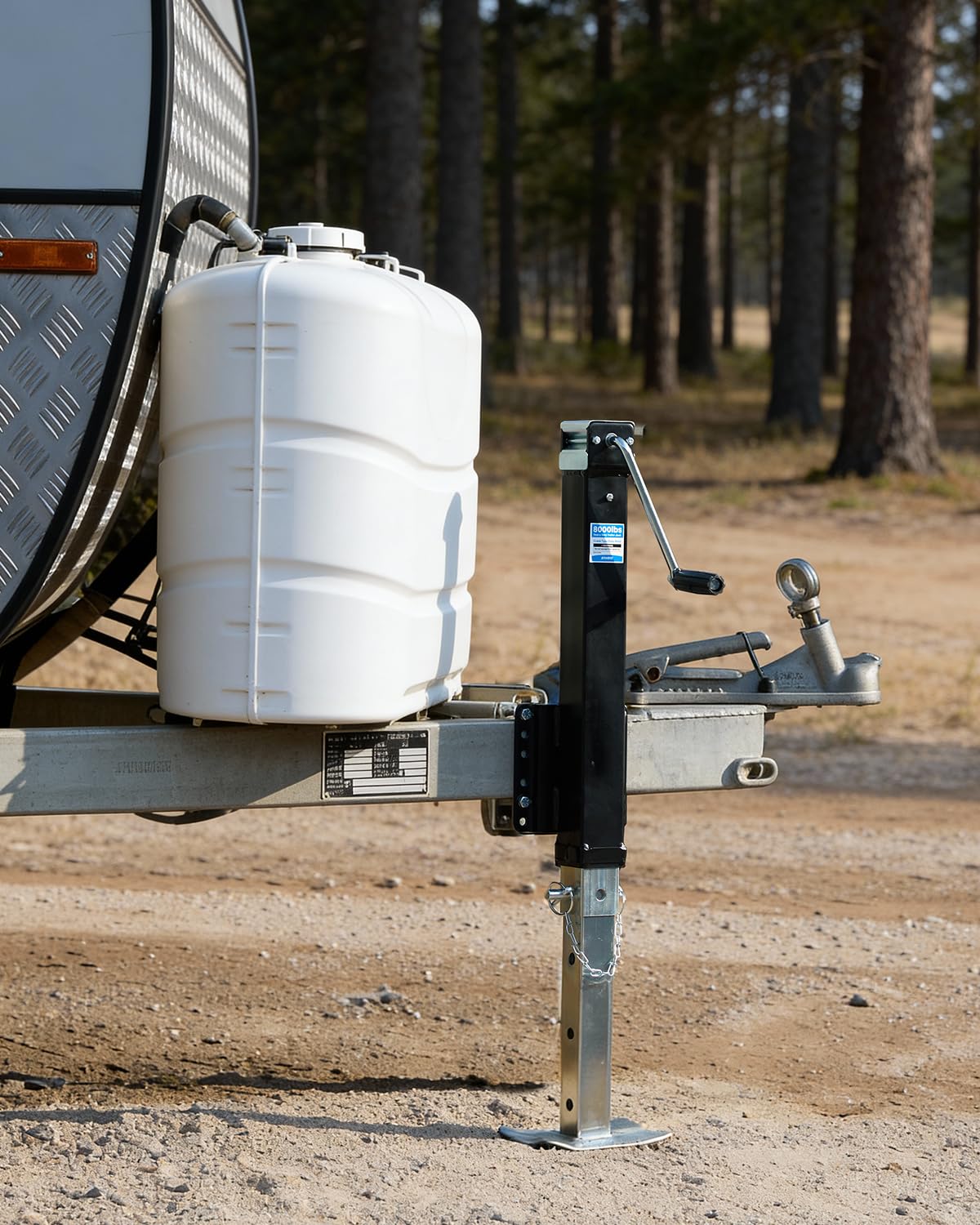 8000 lbs Adjustable Manual Trailer Jack H87345