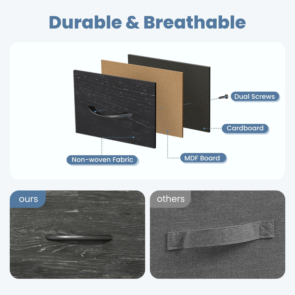 8 Fabric Drawer Dresser P902236