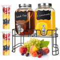 1 Gallon Glass Beverage Dispenser Jars V827
