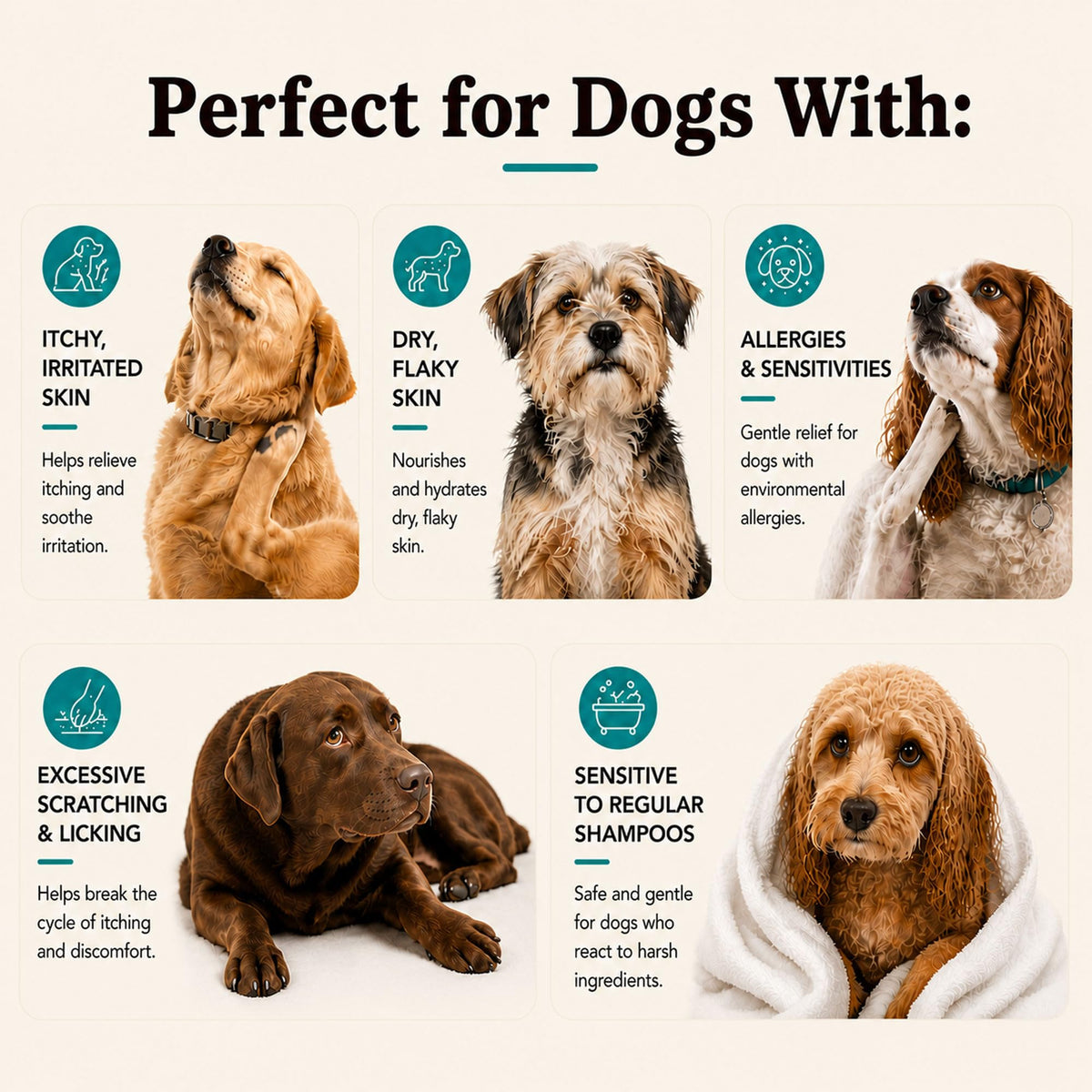 Sensitive Skin Dog Shampoo 12 oz R36311