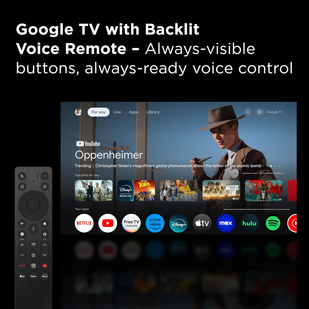 55" 4K QLED Google TV A86479