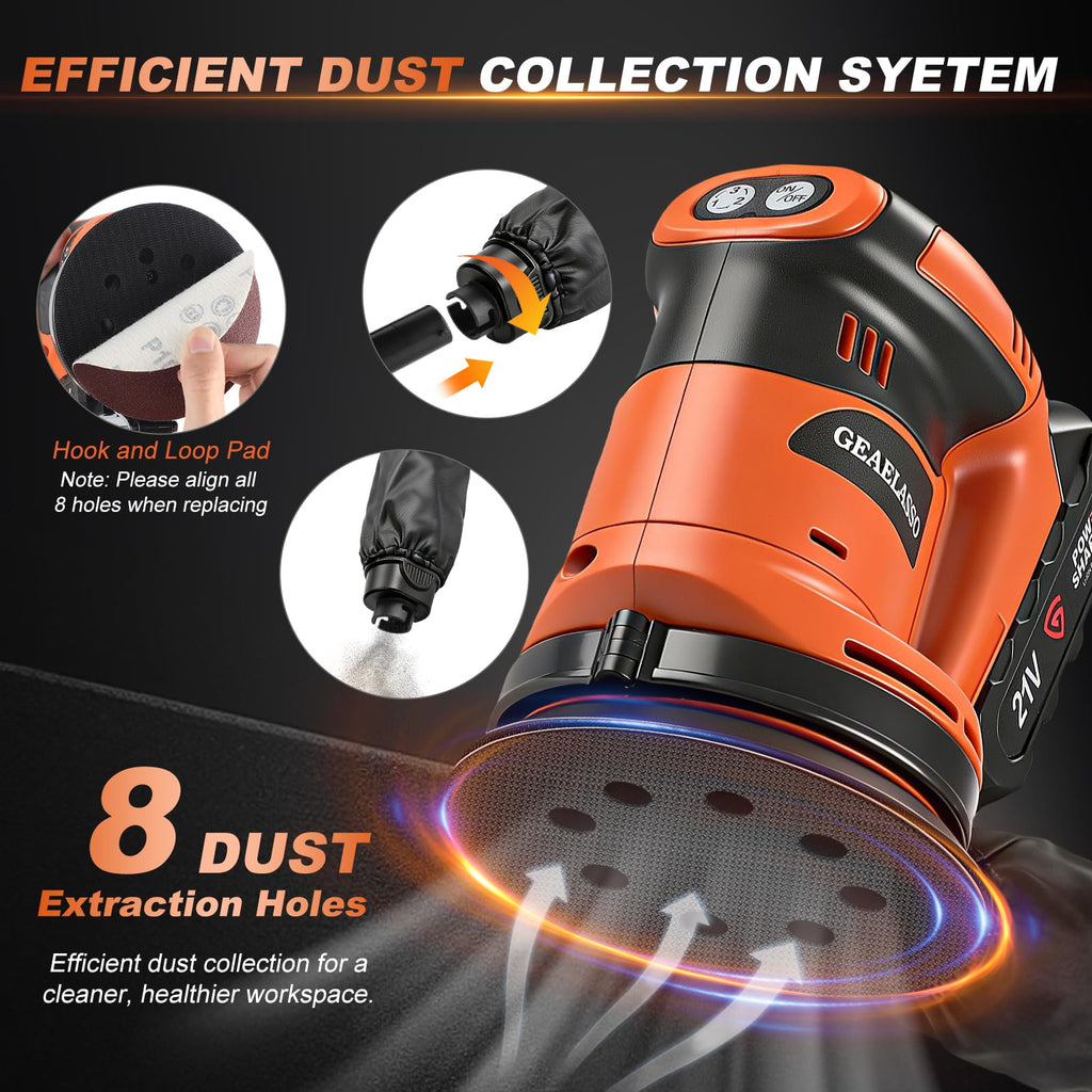 Cordless Random Orbital Sander 5 Inch C614