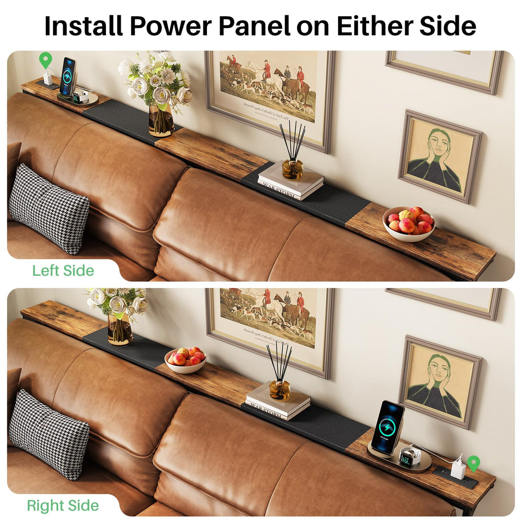 Narrow Console Table with Power Outlet S38704