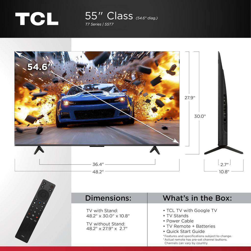 55" 4K QLED Google TV A86479