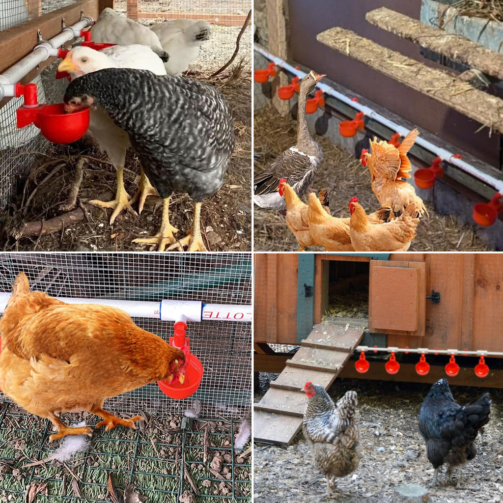 Automatic Chicken Waterer System Kit 58 PCS H95682