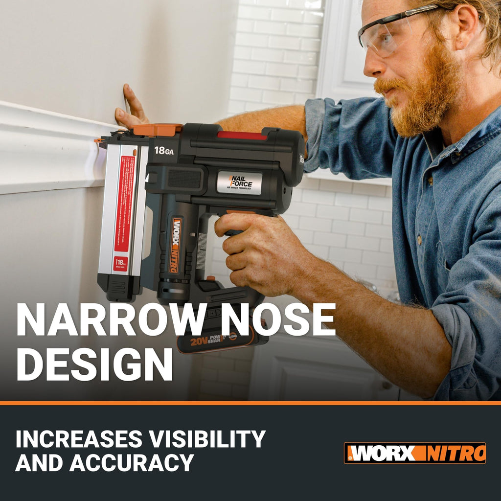 Cordless Brad Nailer 20V 18GA E37433