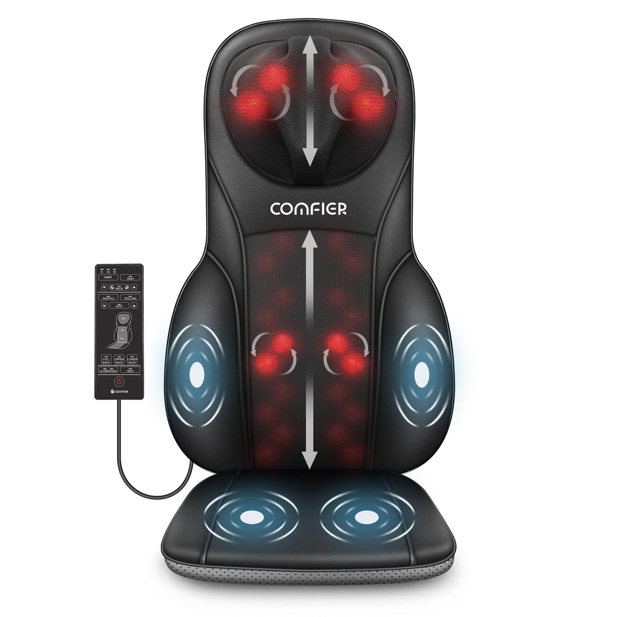 Shiatsu Back Massager with Heat V6248