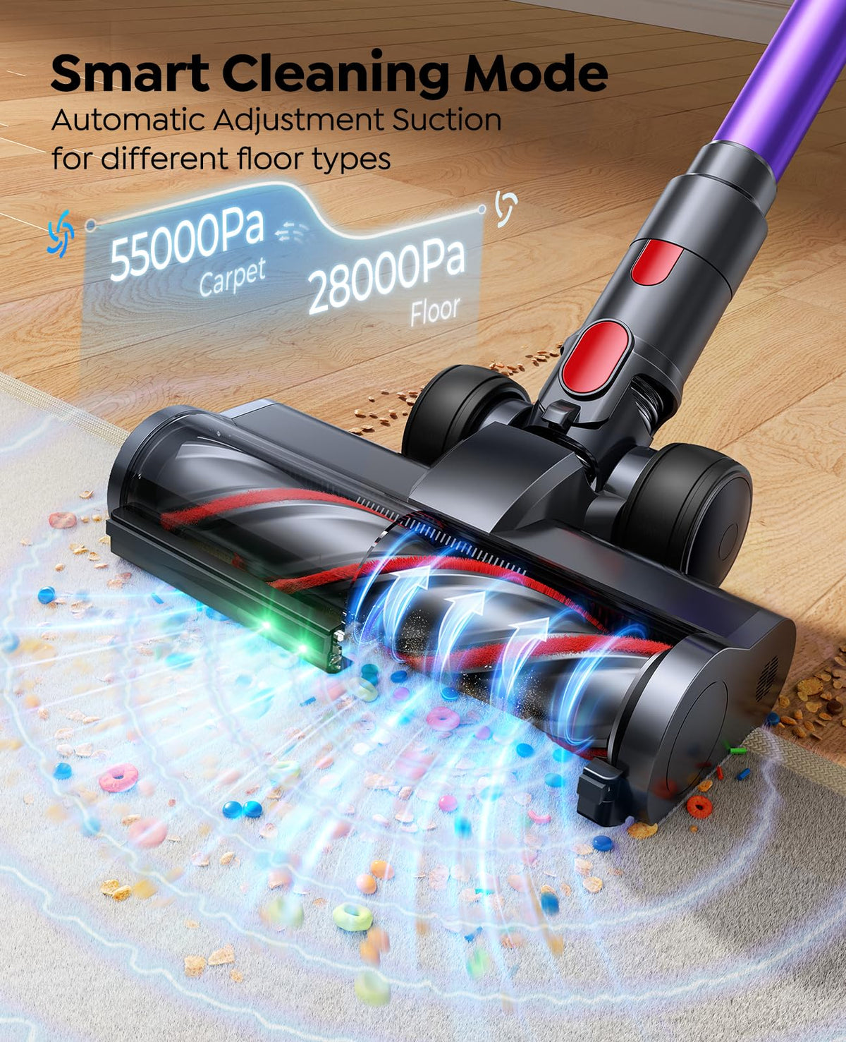 Cordless Stick Vacuum Cleaner 55KPa 650W J805419