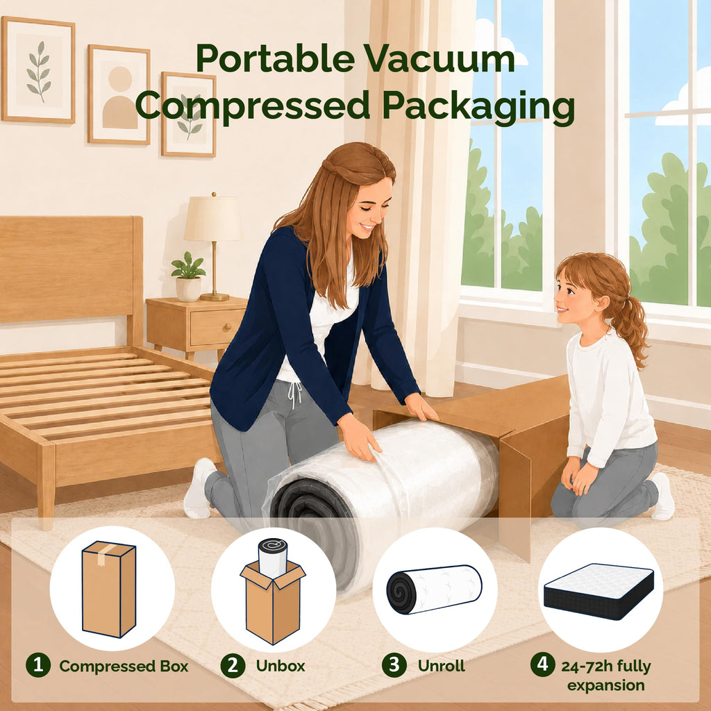 Full Size 12 Inch Hybrid Innerspring Mattress E35097