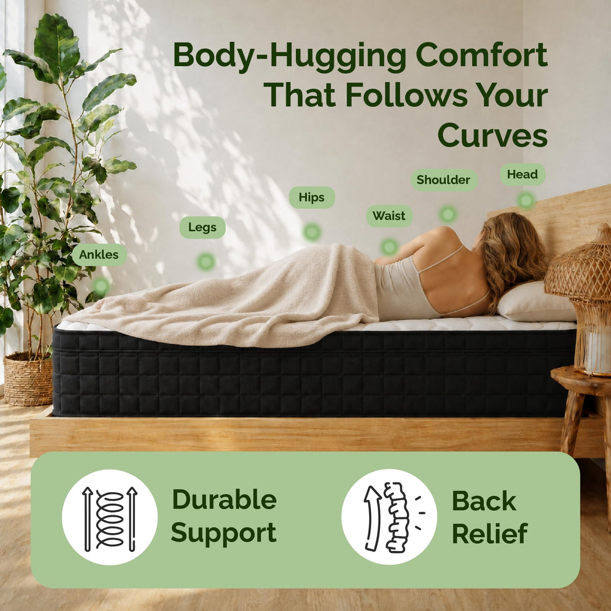 Full Size 12 Inch Hybrid Innerspring Mattress E35097