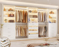 Wood Closet Organizer with 12 Drawers Y73755