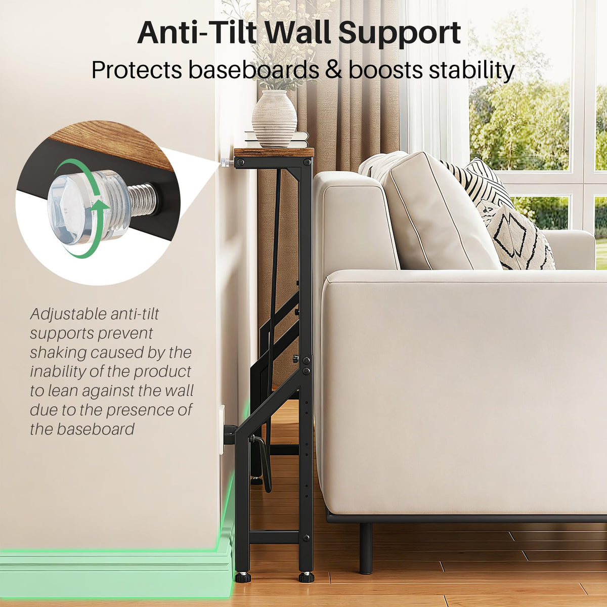 Narrow Console Table with Power Outlet S38704