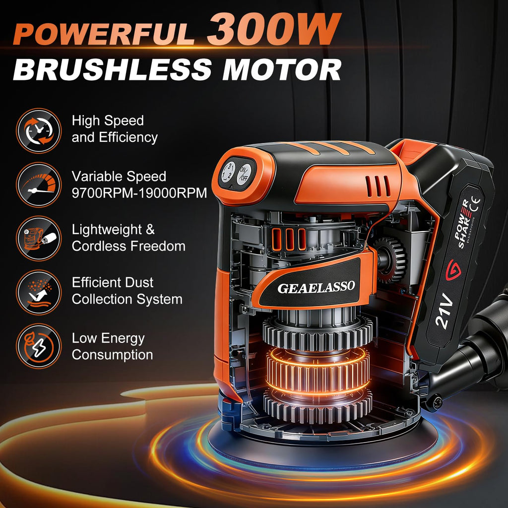 Cordless Random Orbital Sander 5 Inch C614