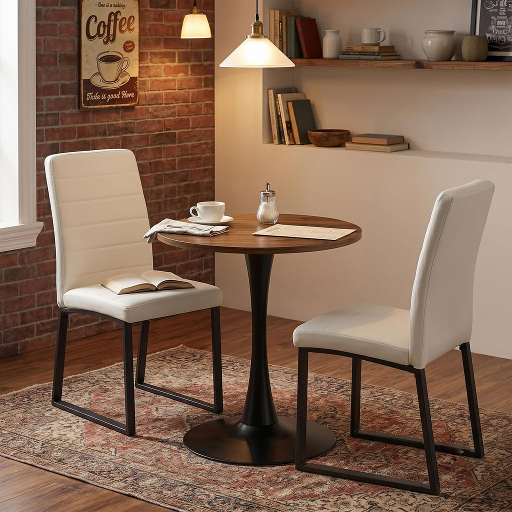 3-Piece Round Dining Table Set with 2 Chairs I172328