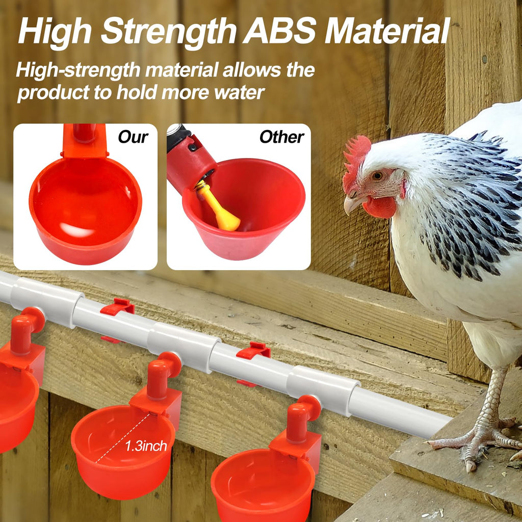 Automatic Chicken Waterer System Kit 58 PCS H95682