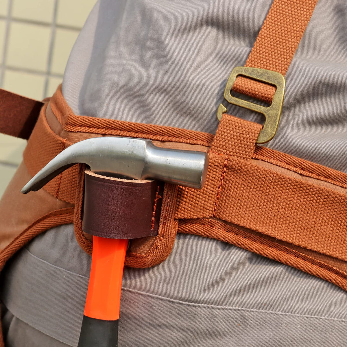 Tool Belt Bag with Suspenders 5+ Pockets Z792469