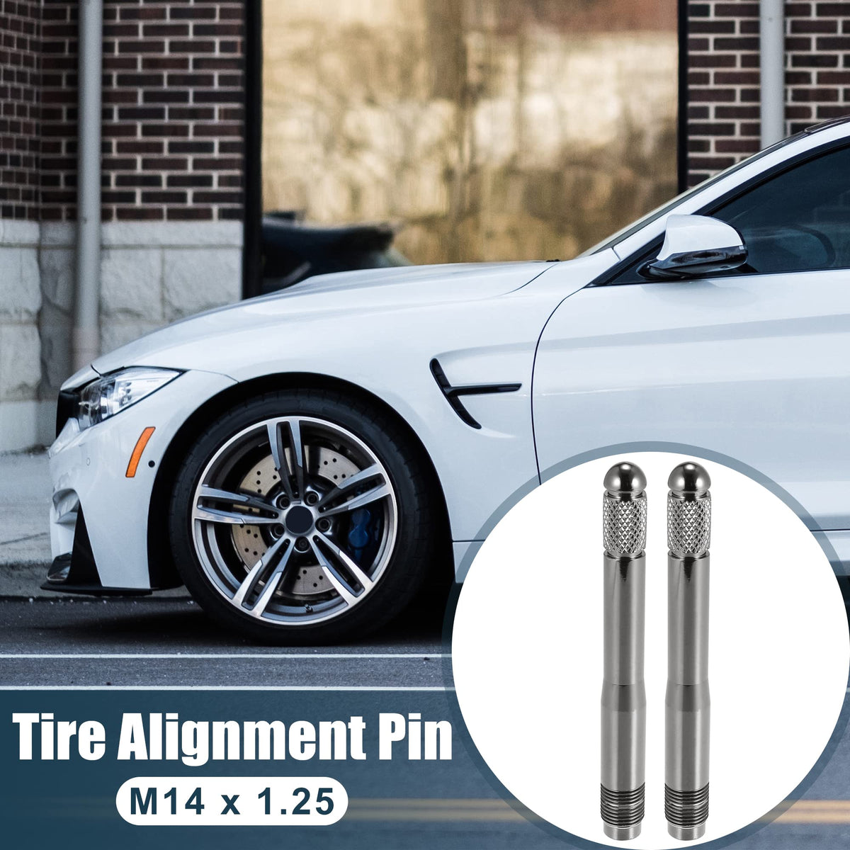 2pcs Car Wheel Hanger Alignment Pin M14x1.25 Z11389