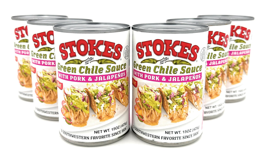 Green Chile Sauce with Pork and Jalapenos Pack of 6 L14881