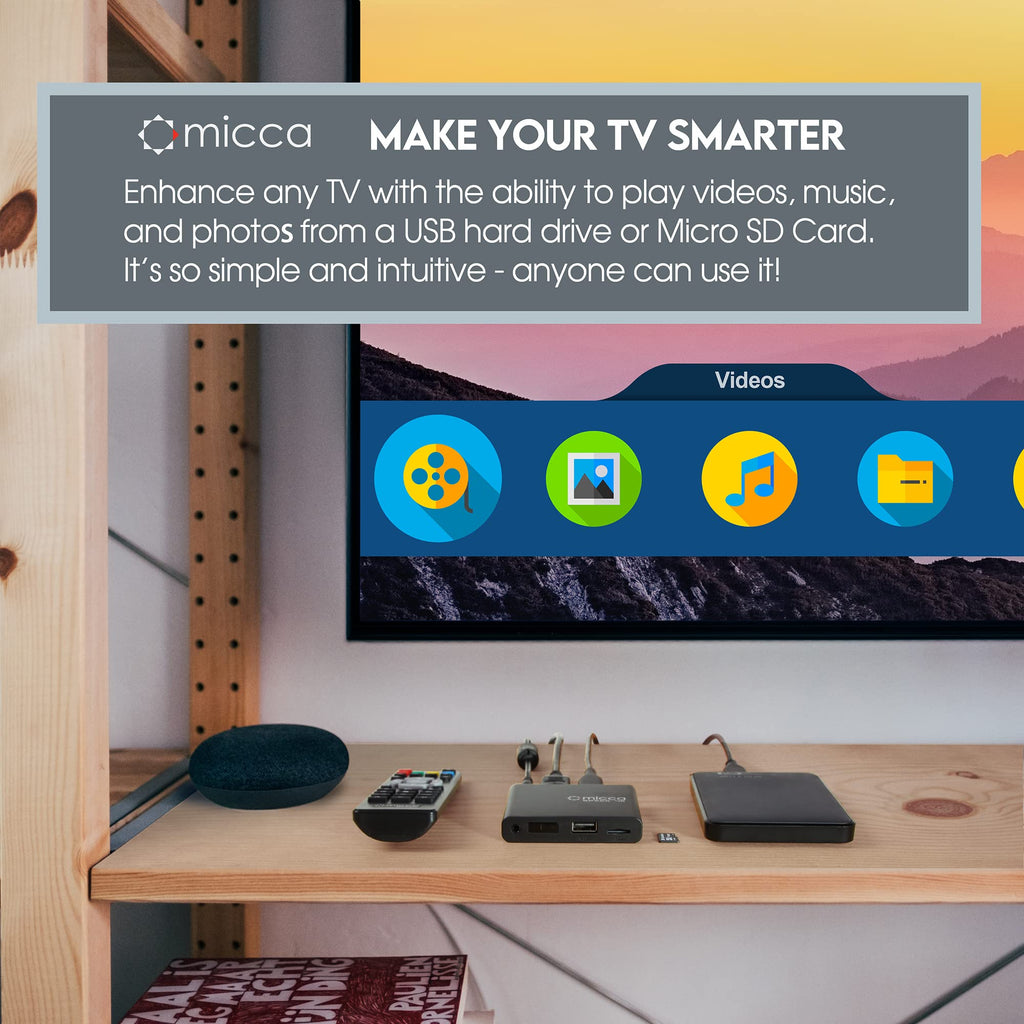 4K Ultra-HD USB and microSD Media Player C326