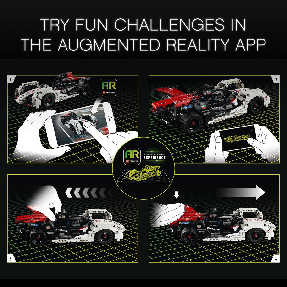 Pull-Back Race Car Model Building Set J896