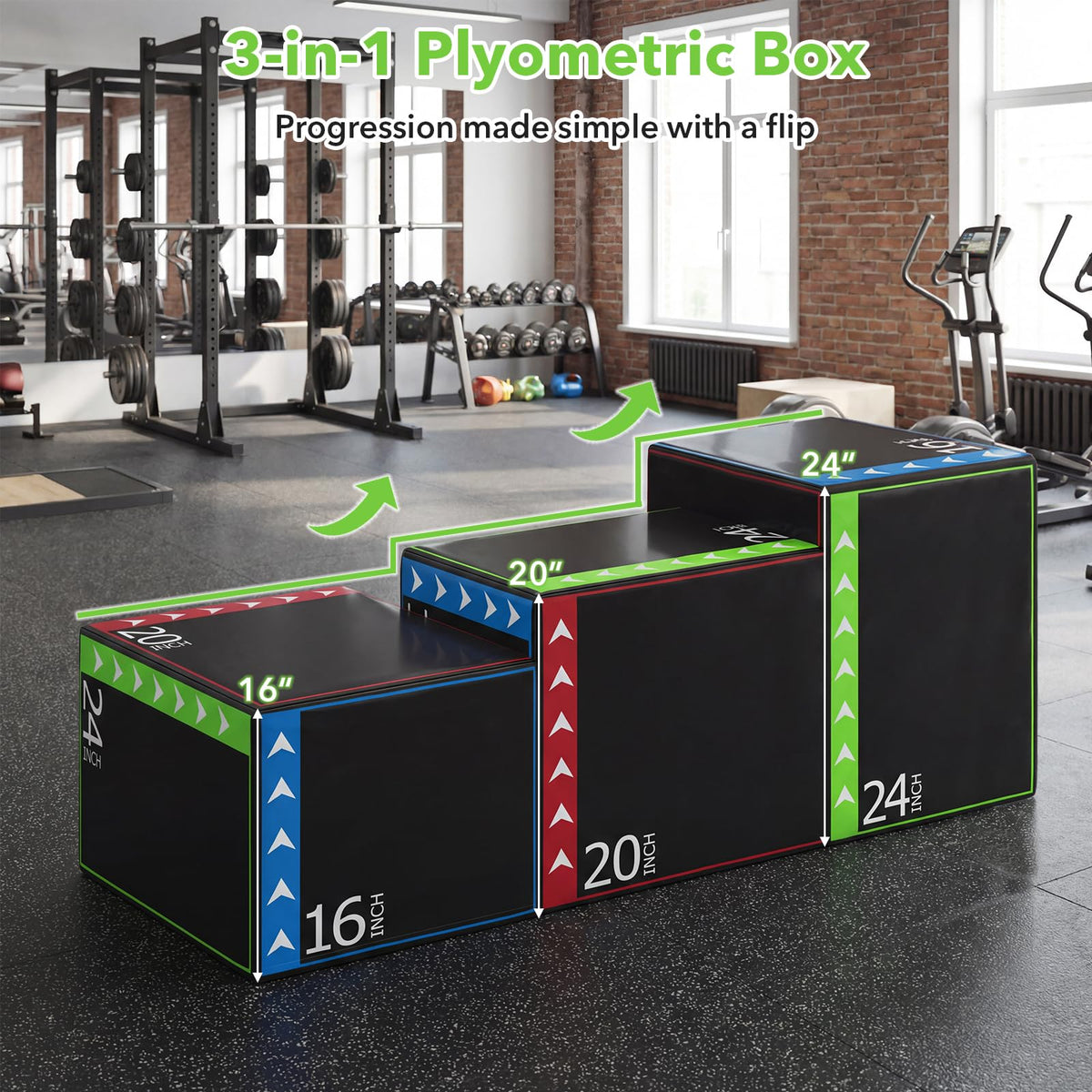 Plyometric Jump Box 3-in-1 X63603