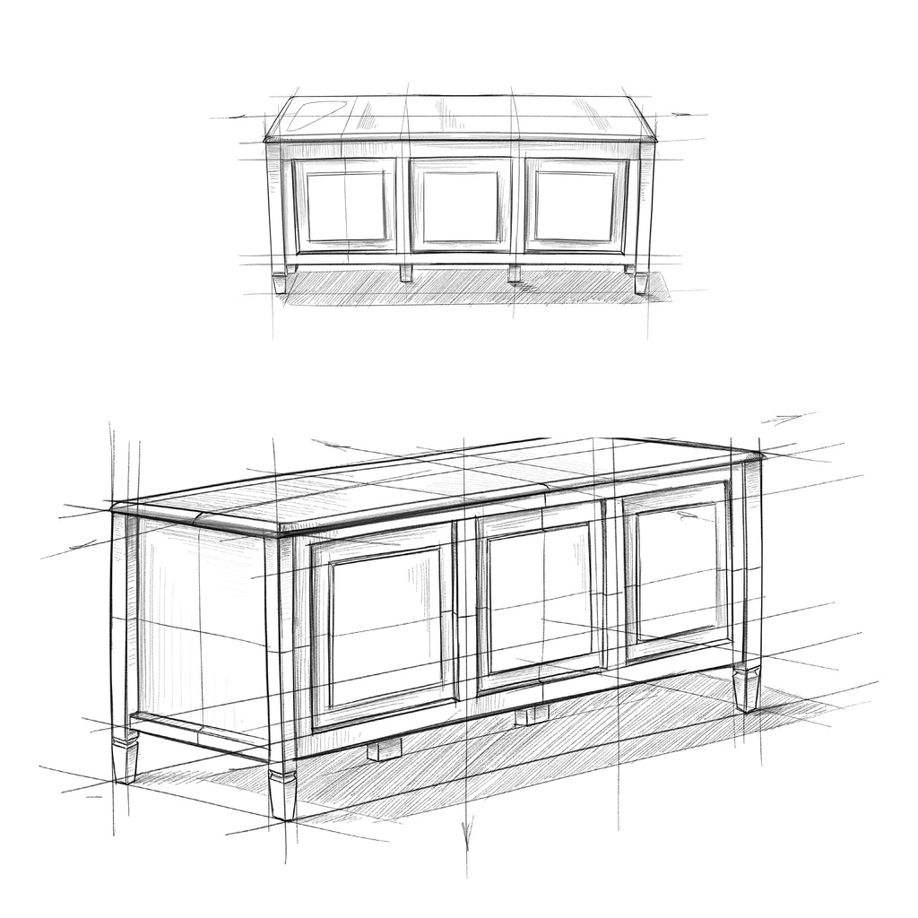 Solid Wood Trunk Bench Y84614