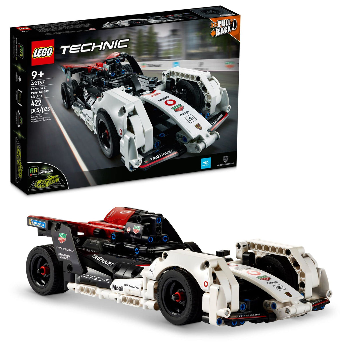 Pull-Back Race Car Model Building Set J896